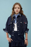 Resim Defacto Kız Çocuk Jean Ceket H2269A8/NM28