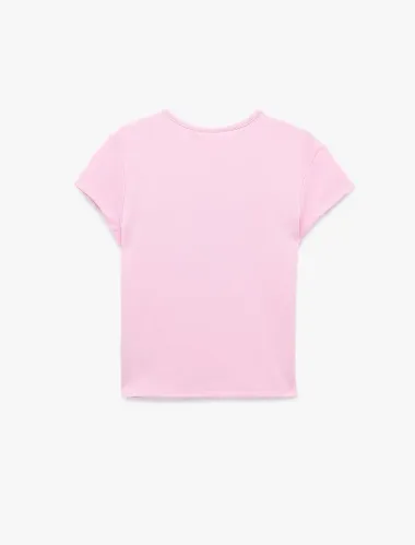 Resim Koton Kadın T-shirt 6SAK50037UK