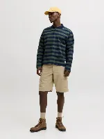 Resim Jack & Jones Jpstcole Matty Cargo Short Mıd Erkek Kot&Kanvas Şort 12292263