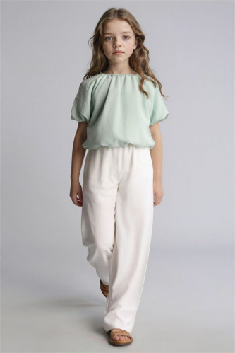 Resim Defacto Kız Çocuk Kanvas Pantolon H1224A8/WT34