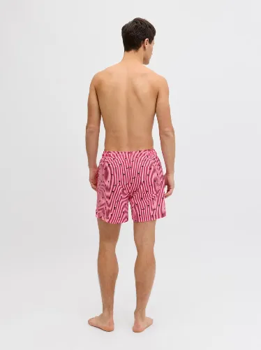 Resim Jack & Jones Jpstmauı Breeze Mını Strıpe Swım Srt Sn Erkek Deniz Şortu 12291425