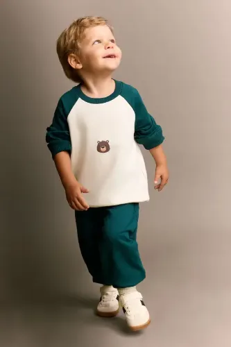 Resim Defacto  Erkek Bebek Sweat Takım H8829A5/GN246