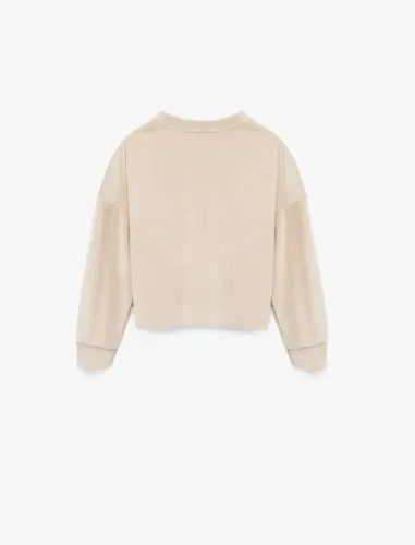 Resim Koton Kız Çocuk Sweat 7WKG10023AK