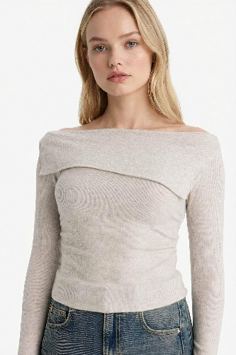 Resim Defacto Kadın T-shirt G7374AX/BG50