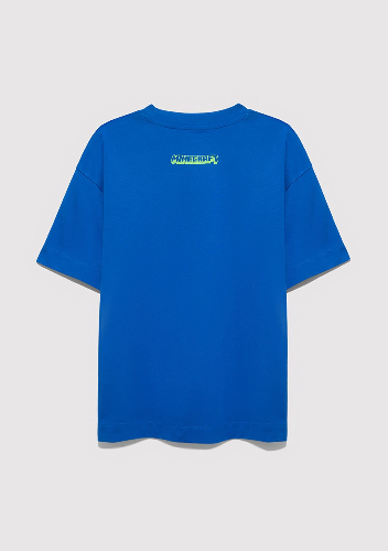 Resim Mavi Erkek Çocuk Tişört M6610436-82491