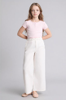 Resim Defacto Kız Çocuk Kanvas Pantolon G0604A8/WT34