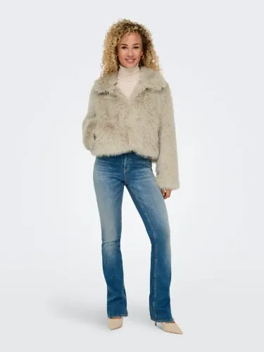 Resim Only Onlmanny Faux Fur Jacket Otw Noos Kadın Mont 15322406