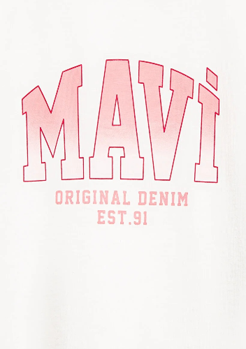 Resim Mavi Kız Çocuk T-shirt M7610386-70057