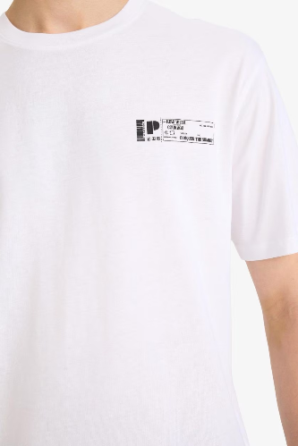 Resim Defacto Erkek T-shirt F8170AX/WT34