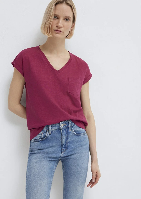 Resim Mavi Kadın T-shirt M1600961-70919