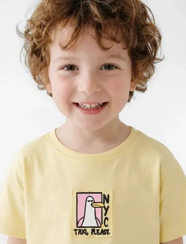 Resim Koton Erkek Bebek T-shirt 6SMB10052TK