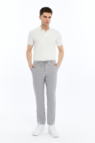 Resim Paul&More Erkek Kanvas Pantolon Valeo Çizgili