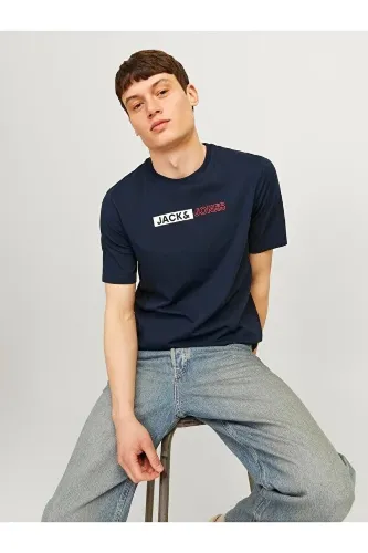 Resim Jack & Jones Jjecorp Logo Tee Play Ss O-Neck Noos Erkek T-shirt 12233999