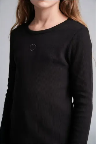 Resim Defacto Uzun Kol Kız Çocuk Sweat I2626A8/BK27