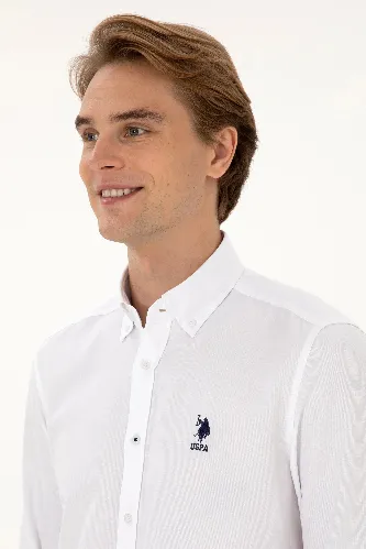 Resim U.S. Polo Assn. Gox025K Erkek Dokuma Gömlek 2225582