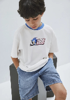 Resim Mavi Erkek Çocuk Lisanslı Tişört M6610432-70057