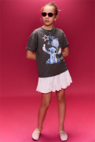 Resim Defacto Kız Çocuk T-shirt H0724A8/AR58