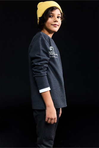 Resim Defacto Erkek Çocuk Sweat G6142A8/BK81