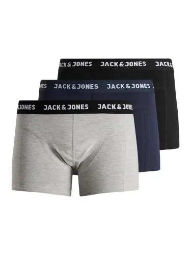 Resim Jack & Jones Jacanthony Trunks 3 Pack Noos Erkek Boxer&Külot 12160750