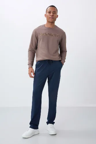 Resim T06Er-84682 Düz Paça Erkek Eşofman Alt