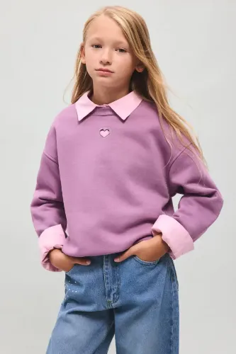 Resim Defacto  Kız Çocuk Sweat I6192A8/PR237
