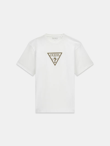 Resim Guess  Erkek  T-shirt M6RI23K8FQ4-G011 Ss Cn Terry Logo Tee