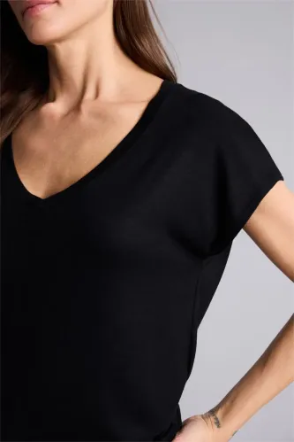 Resim Defacto Kadın T-Shirt H4373Ax/Bk81