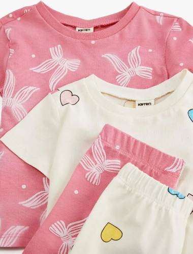 Resim Koton Kız Bebek T-shirt 6smg10036ak