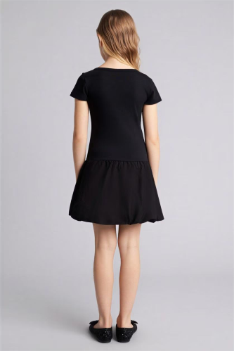 Resim Defacto Kız Çocuk Elbise H2226A8/BK27