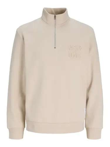 Resim Jack & Jones Jornewove Sweat Hıgh Neck Baw25 Erkek Sweat 12299799