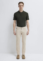 Resim Mavi Marcus Erkek Kanvas Pantolon M00351A2795