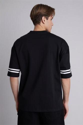 Resim Defacto Erkek T-shirt H3528AX/BK81