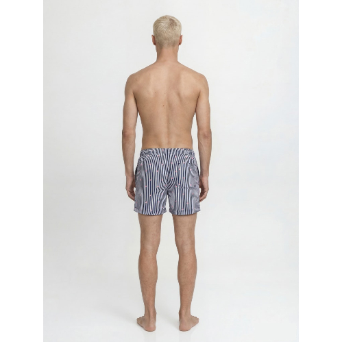 Resim Jack & Jones Jpstmauı Breeze Mını Strıpe Swım Srt Sn Erkek Deniz Şortu 12291425