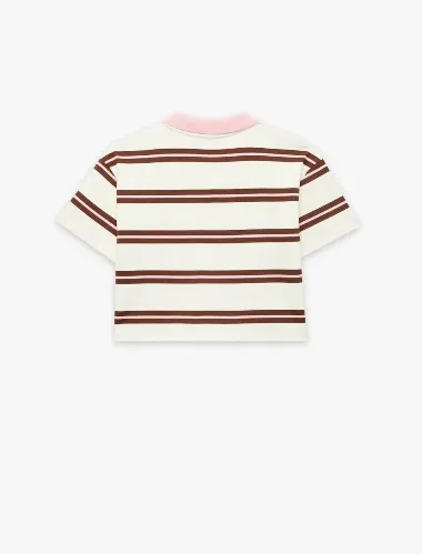 Resim Koton Kız Çocuk T-shirt 6SKG10546AK