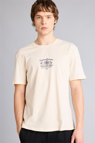 Resim Defacto Erkek T-shirt G3223AX/BG766