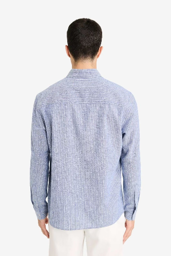 Resim Defacto Erkek  Uzun Kol Gömlek F9322AX/BE753