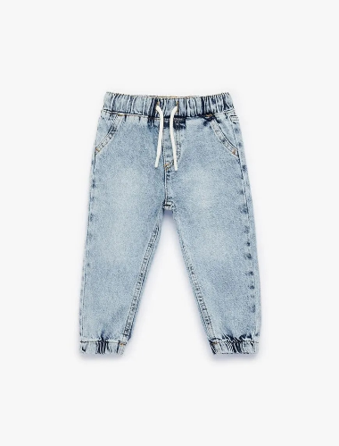 Resim Koton Erkek Bebek Jean Pantolon 6SMB40003TD