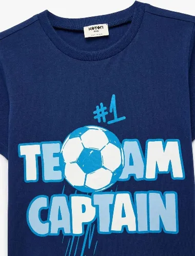Resim Koton Erkek Çocuk T-shirt 6SKB10015TK