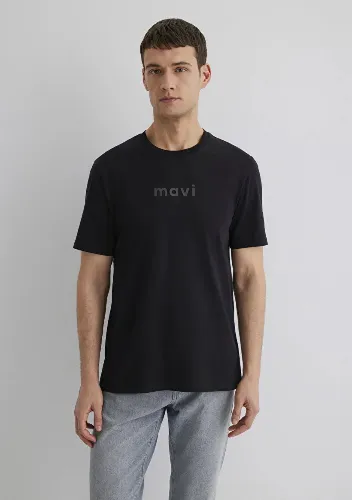 Resim Mavi Erkek T-shirt M0612732-900