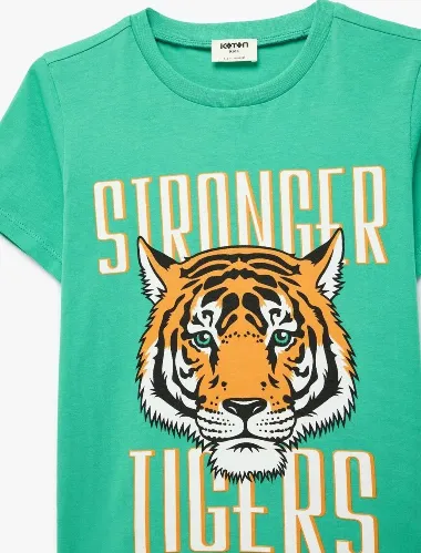 Resim Koton Erkek Çocuk T-shirt 6SKB10012TK