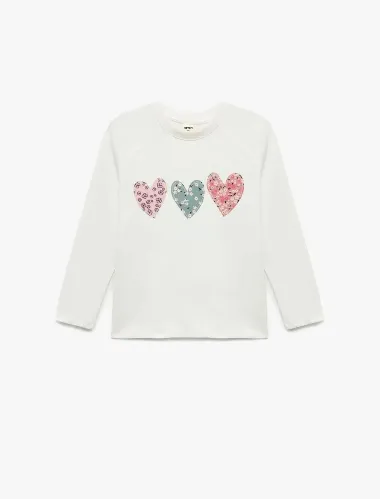 Resim Koton Kız Bebek Sweat 7WMG10018AK