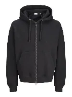 Resim Jack & Jones Jorsalamanco Structure Sweat Zıp Hood Erkek Sweat 12303071