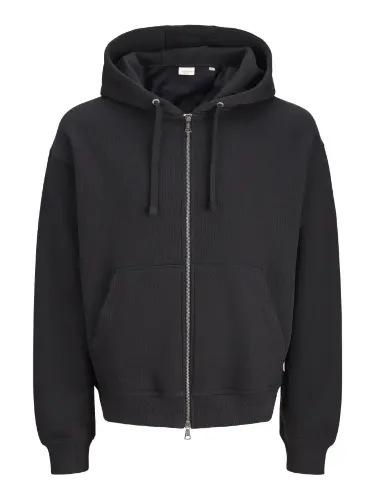 Resim Jack & Jones Jorsalamanco Structure Sweat Zıp Hood Erkek Sweat 12303071