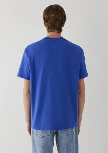 Resim Mavi Erkek T-shirt M0613349-70896