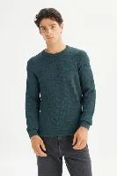 Resim Lee Bisiklet Yaka Erkek Kazak L2520364405
