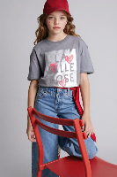 Resim Defacto Kız Çocuk T-shirt G1768A8/GR211