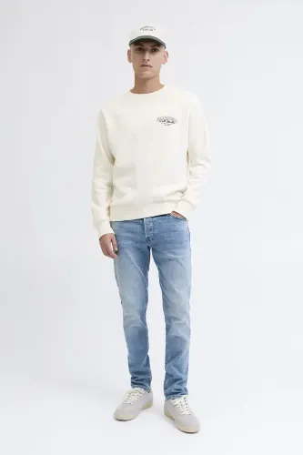 Resim Jack & Jones Jjmakoto Sweat Crew Neck Erkek Sweat 12278601