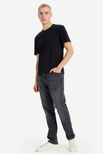 Resim Defacto Erkek T-shirt D5481AX/BK81