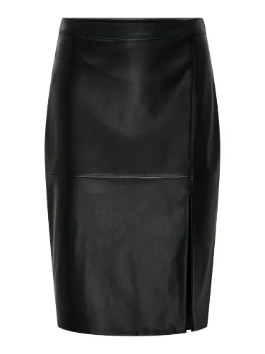 Resim Only Onlolıne Faux Leather Skırt Otw Noos Kadın Etek 15315998