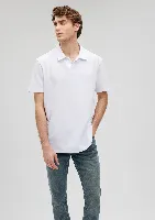 Resim Mavi Erkek T-shirt M0611904-620